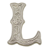3/4" (L) Alphabet Letter - Silver