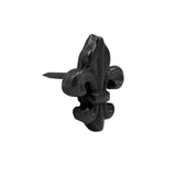 Fleur-de-lis Tack - Black 50pk