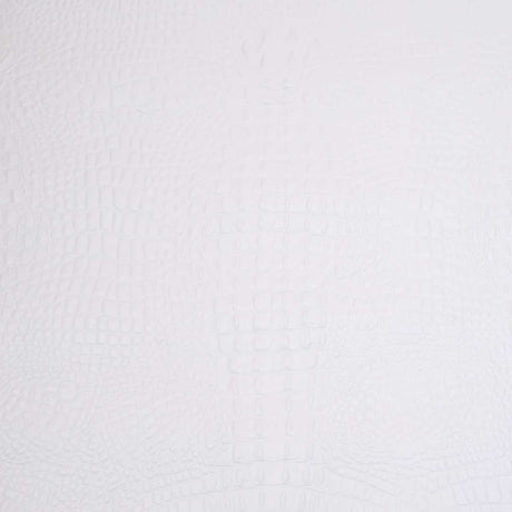 62-2604.SLC.4.jpg Embossed Alligator Side - White Image