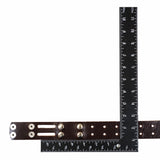 100-2089.SLC.2.jpg 1 1/2" Antique Mahogany Buffalo Double Hole Belt Blank w/ Snaps Image