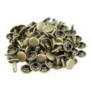 Antique Brass Double Capped Rivets