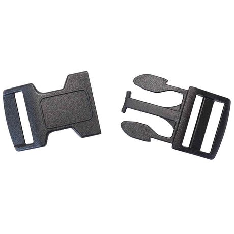 4-124800.SLC.03.jpg 1" Side Squeeze Contoured Buckle - Black Image
