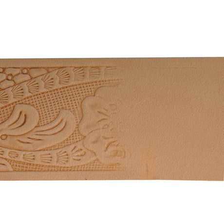100-456807.SLC.03.jpg 1-1/2" Embossed Floral Name Space Belt Strip Image