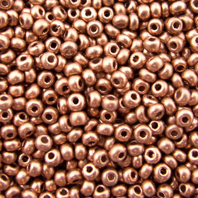 229-1017.SLC.jpg Seed Beads 10/0 Matte Metallic Copper - 20g Image