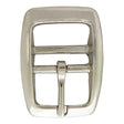4-151404.SLC.jpg 1" Double Bar Center Bar Buckle - Nickel Plate Image