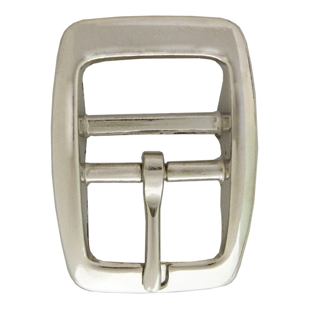 4-151404.SLC.jpg 1" Double Bar Center Bar Buckle - Nickel Plate Image