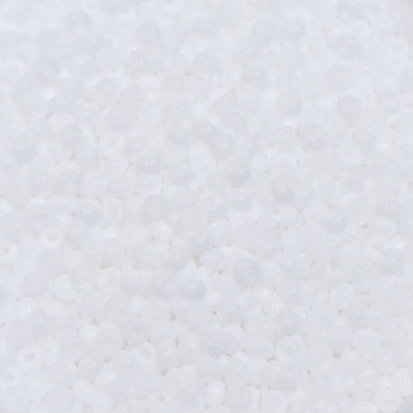 222-144007.SLC.1.jpg 10/0 Glass Seed Beads - White 20g Image
