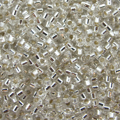 45-113041.SLC.jpg Delica Bead - Crystal Silver Lined DB041 Image