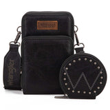 WCCP.Black.01.jpg Wrangler Crossbody Cellphone Purse Image
