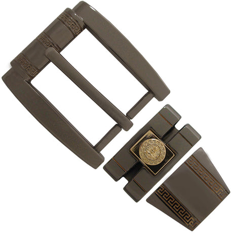 76-3112.SLC.jpg Spanish Flair 3 pc Buckle Set - 35mm - Gunmetal Image