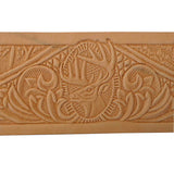 100-456803.SLC.02.jpg 1-1/2" Embossed Deer Name Space Belt Strip Image