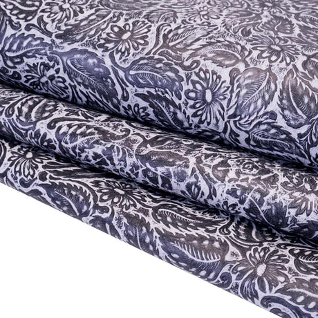 DFL.White and Black.01.jpg Daisy Floral Embossed Cow Image