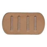 2" Sewn Natural Shoulder Pad Leather Shape
