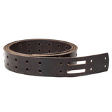 100-200.SLC.01.jpg Brown Buffalo Double Hole Belt Blank Image