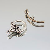 14mm 3 Leaf Toggle - Silver Plate