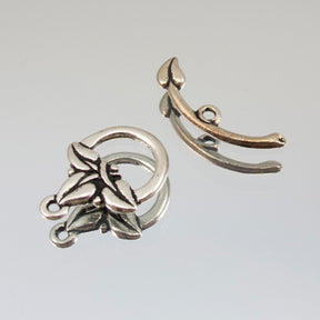 14mm 3 Leaf Toggle - Silver Plate