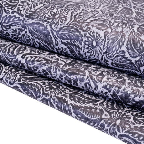 DFL.White and Black.01.jpg Daisy Floral Embossed Cow Image