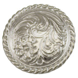 3/16" Rope Edge Screw Post - Silver Plate 10pk