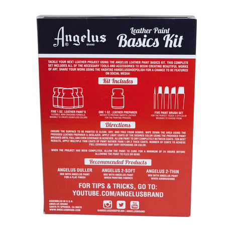6-100.SLC.2.jpg Angelus Paint Basics 11pc Set Image