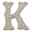 115-133911.SLC.jpg 3/4" (K) Alphabet Letter - Silver Image