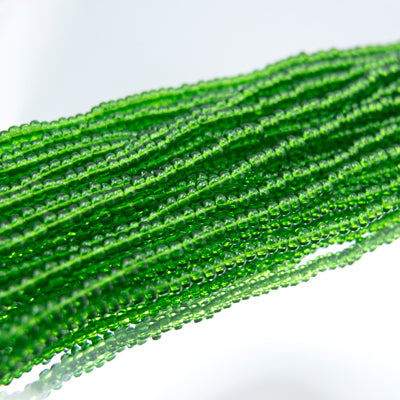 26-110212.SLC.jpg 11/0 Seed Beads - Transparent Dark Green 20g Image