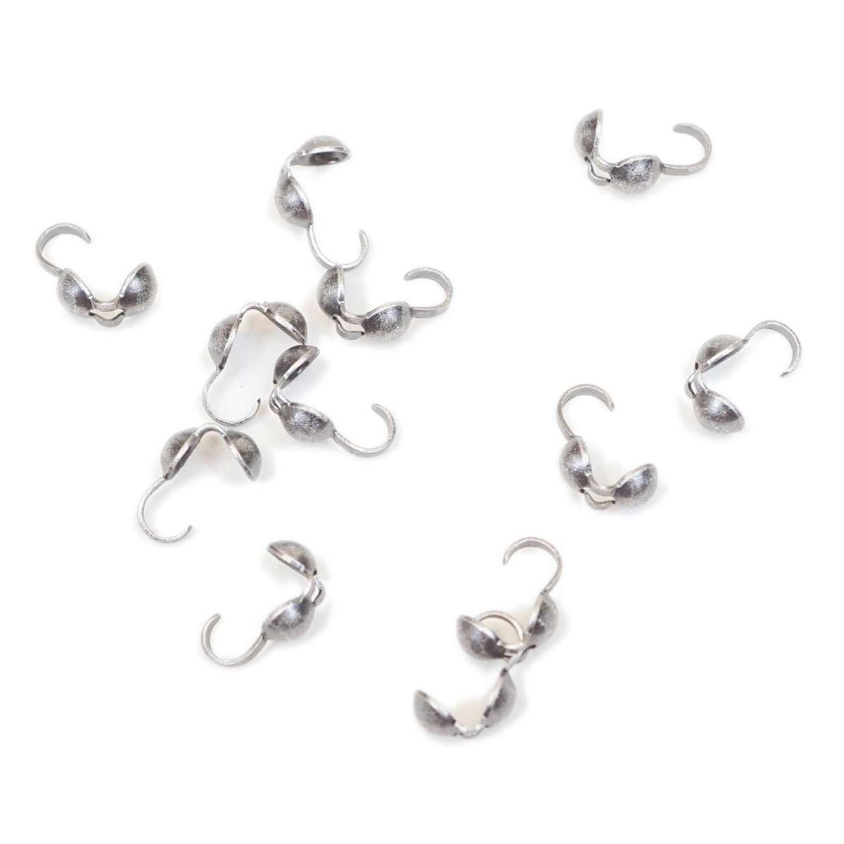 144-1007.SLC.1.jpg 12pk Clam Shells - Antique Silver Plate Image