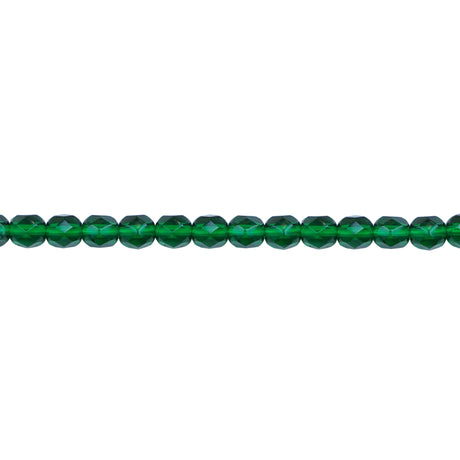 339-73.SLC.1.jpg 6mm Green Emerald Bead Strand - Firepolished Image