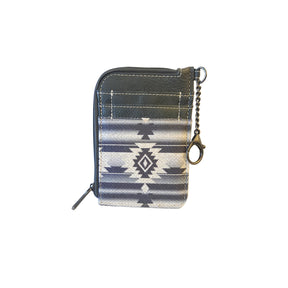 Black Wrangler Mini Zipper Card Case