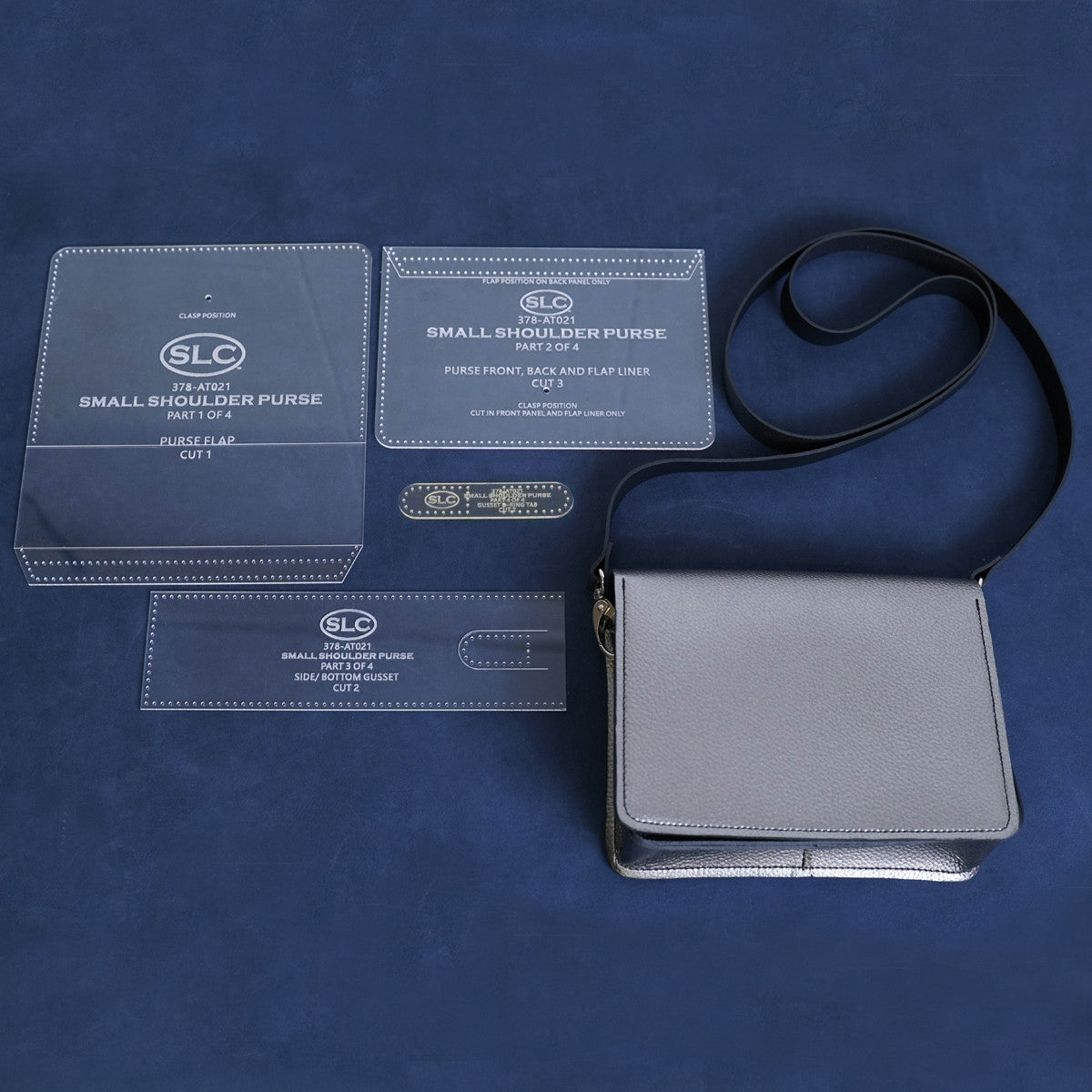 378-AT021.SLC.01.jpg Acrylic Template - Sm. Shoulder Purse Image