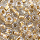 6/0 Seed Beads - Metallic Gold Crystal 20g