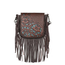 Coffee Montana West Fringe Crossbody Bags