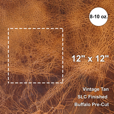 133-421205.SLC.1.jpg 12"x12" Vintage Tan Buffalo Pre-Cut Image
