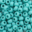45-69412.SLC.jpg 6/0 Seed Beads - Matte Opaque Turquoise 20g Image
