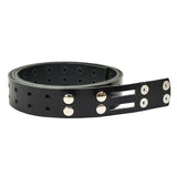 100-2049.SLC.1.jpg 1 1/2" Black Buffalo Double Hole Belt Blank w/ Snaps Image