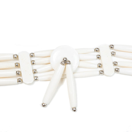 16-5455.SLC.1.jpg Bone Choker - White W/Drop Image