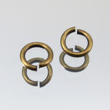 6mm Jump Rings - Antique Brass 20pk