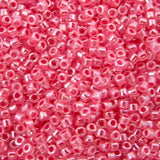 Delica Bead - Rose Luster Crystal Lined DB236