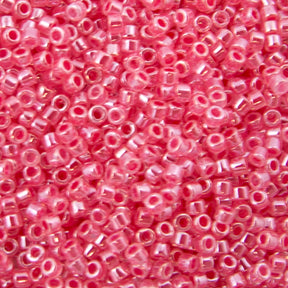 Delica Bead - Rose Luster Crystal Lined DB236