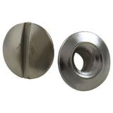 1/8" Open Back Screw Post - Nickel Plate 100pk