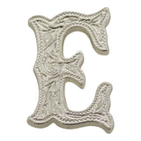 3/4" (E) Alphabet Letter - Silver