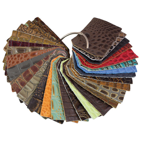 100-025.SLC.1.jpg Embossed Gator Swatch Ring Image