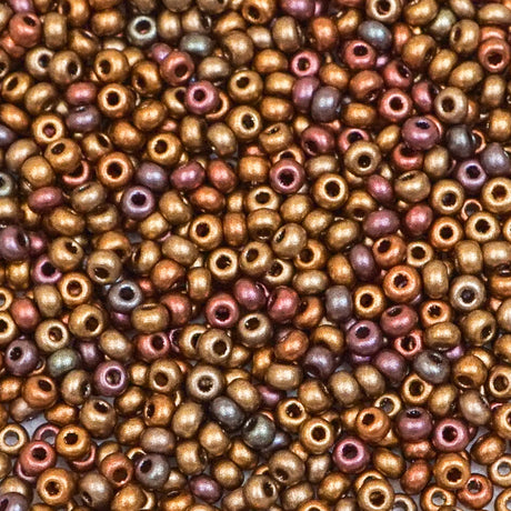 229-1029.SLC.1.jpg Seed Beads 10/0 Shiny Copper AB - 20g Image