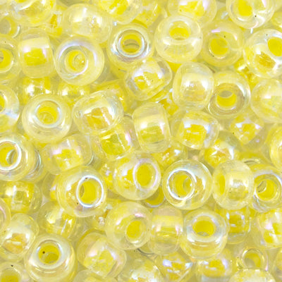 45-69273.SLC.jpg 6/0 Seed Beads - Light Yellow Crystal AB 20g Image