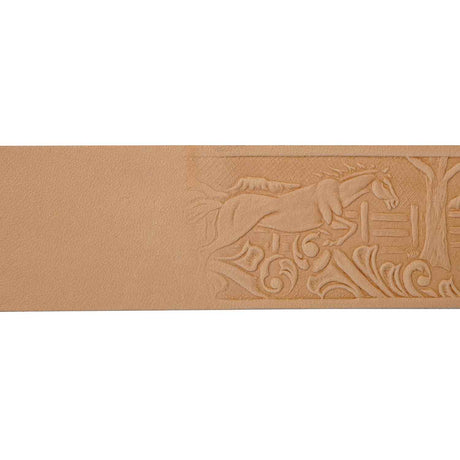 100-456805.SLC.03.jpg 1-1/2" Embossed Horse Name Space Belt Strip Image