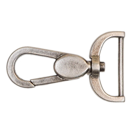 115-1130.SLC.1.jpg 1 1/4" Deco Push Gate Swivel Snap - Antique Nickel Image