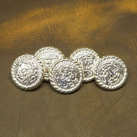 FSLH-43.SLC.07.jpg ¾” Round Filigree Concho – 5 Pack Image