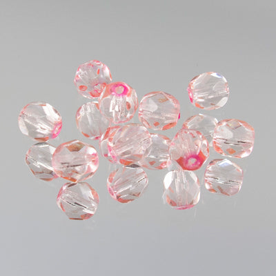 222-4187.SLC.jpg 6mm Firepolish Strand - Rose Image