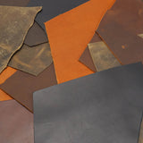 77-5102.SLC.2.jpg Assorted Oil Tan Remnants 2 lbs. Image