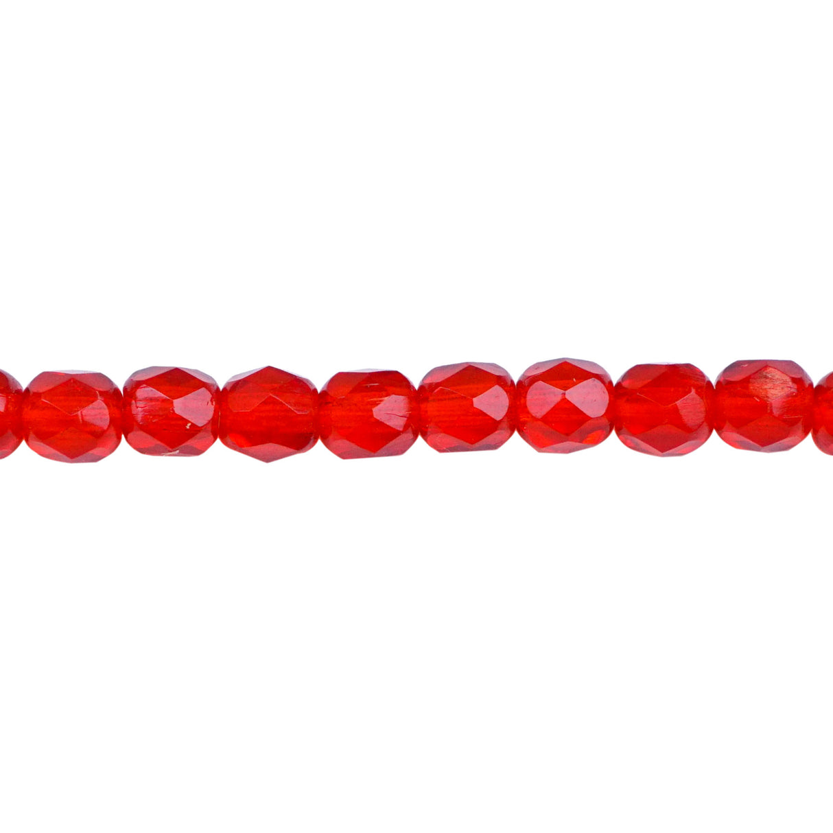339-50.SLC.1.jpg 4mm Siam Ruby Bead Strand - Firepolished Image