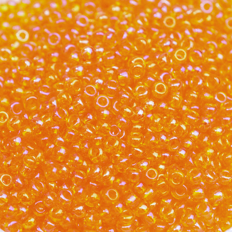 229-1044.SLC.1.jpg Seed Beads 10/0 Transparent Iris Orange - 45g Image